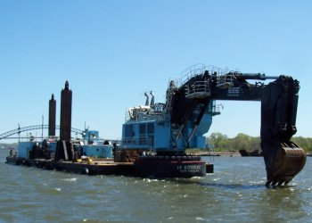 Donjon Marine anchor excavator dredge - J.P. Boisseau